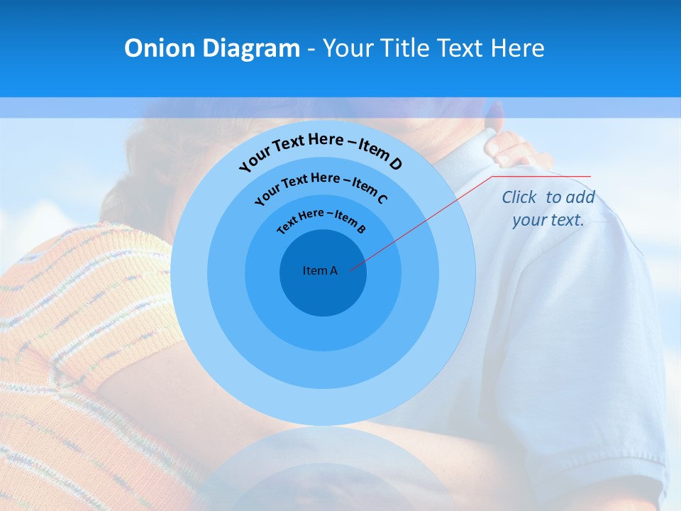 Smiling Happy Elderly Couple In Love Outdoor PowerPoint Template