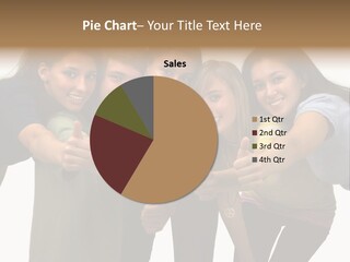 A Group Of Young People Giving Thumbs Up PowerPoint Template