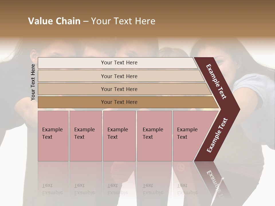 A Group Of Young People Giving Thumbs Up PowerPoint Template