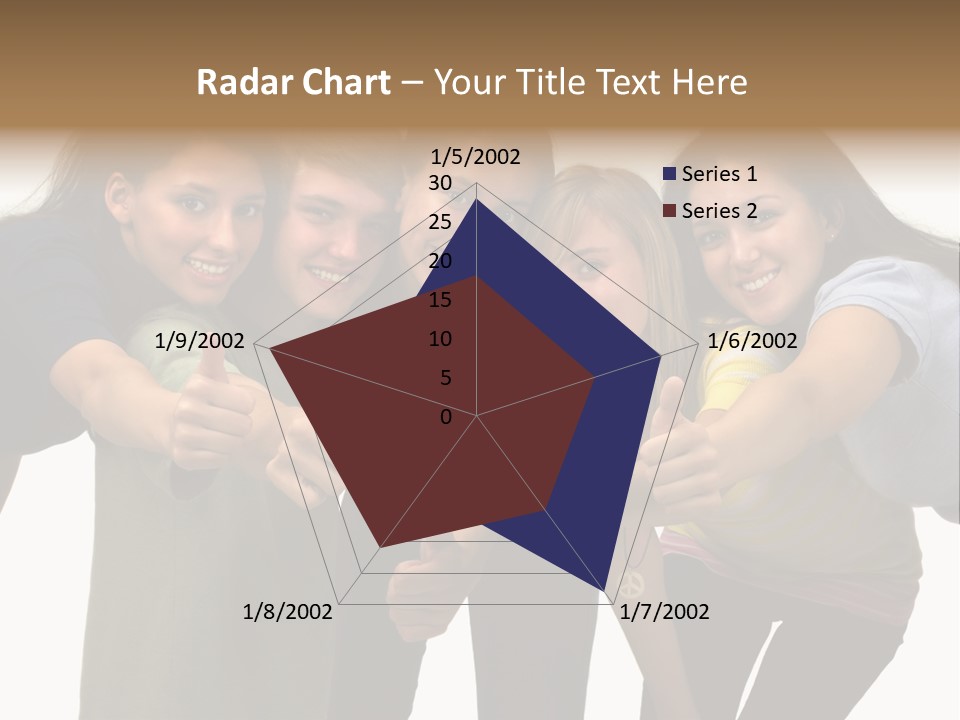 A Group Of Young People Giving Thumbs Up PowerPoint Template