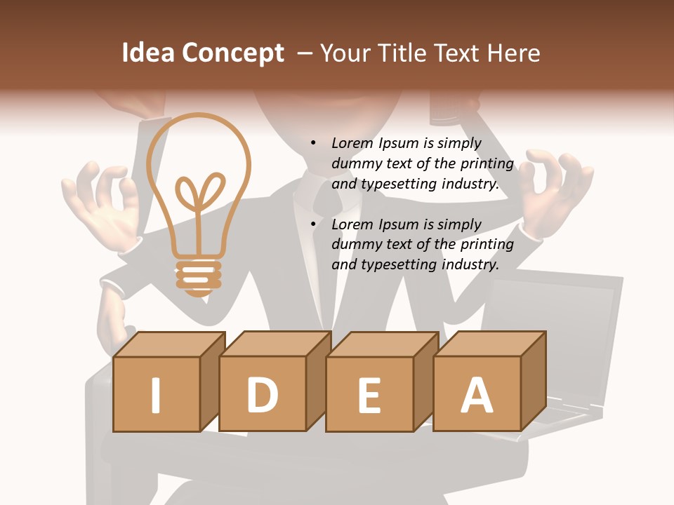 Zen Multi-Tasking PowerPoint Template