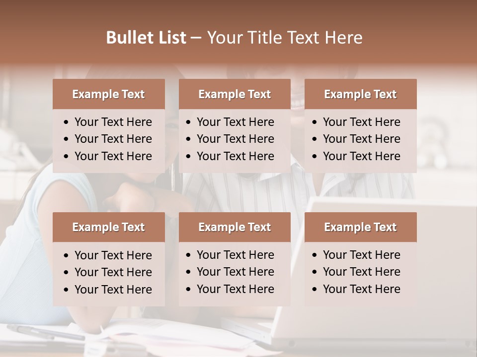 A Woman And A Girl Sitting In Front Of A Laptop Computer PowerPoint Template