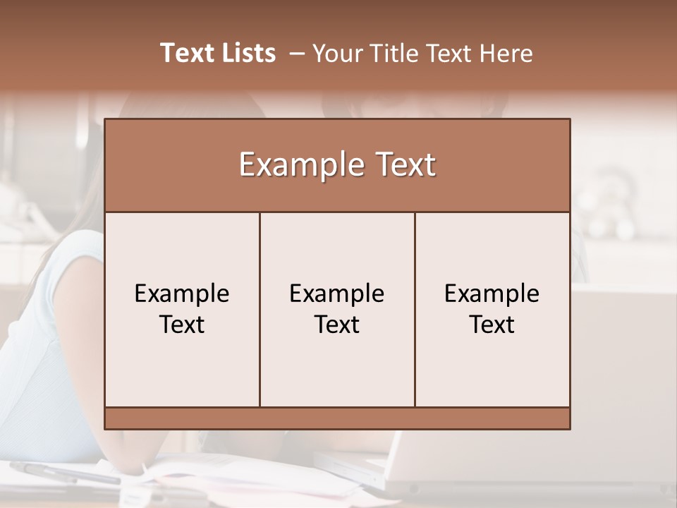 A Woman And A Girl Sitting In Front Of A Laptop Computer PowerPoint Template