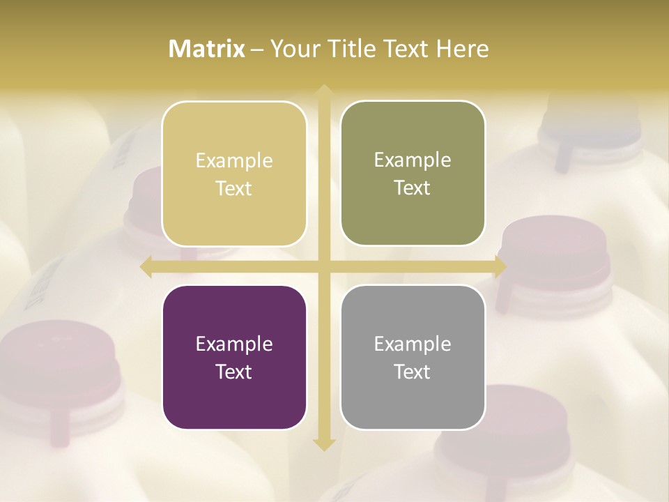 Milk Jugs PowerPoint Template