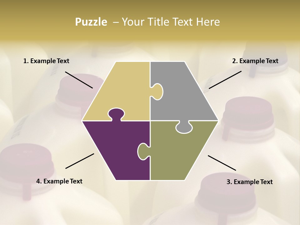 Milk Jugs PowerPoint Template