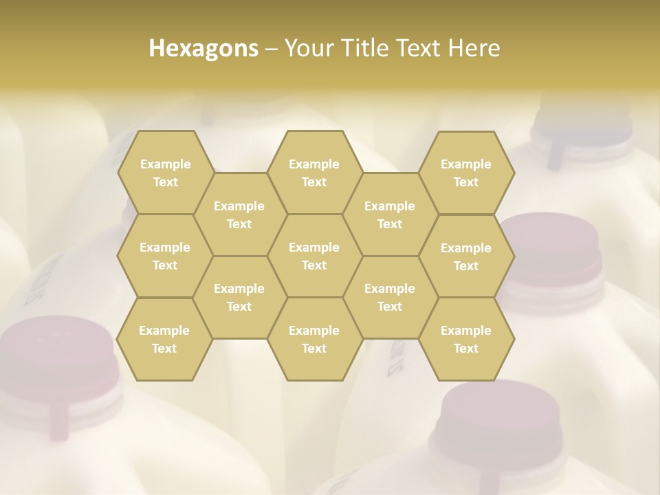 Milk Jugs PowerPoint Template