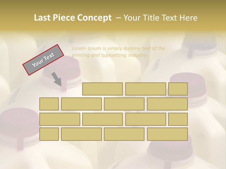 Milk Jugs PowerPoint Template