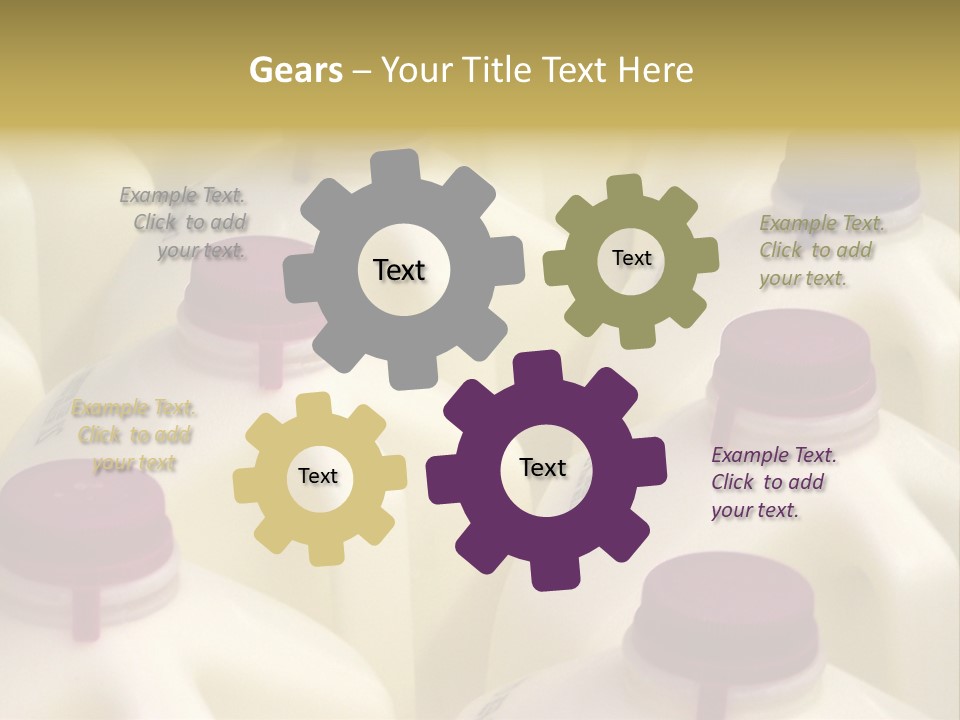 Milk Jugs PowerPoint Template