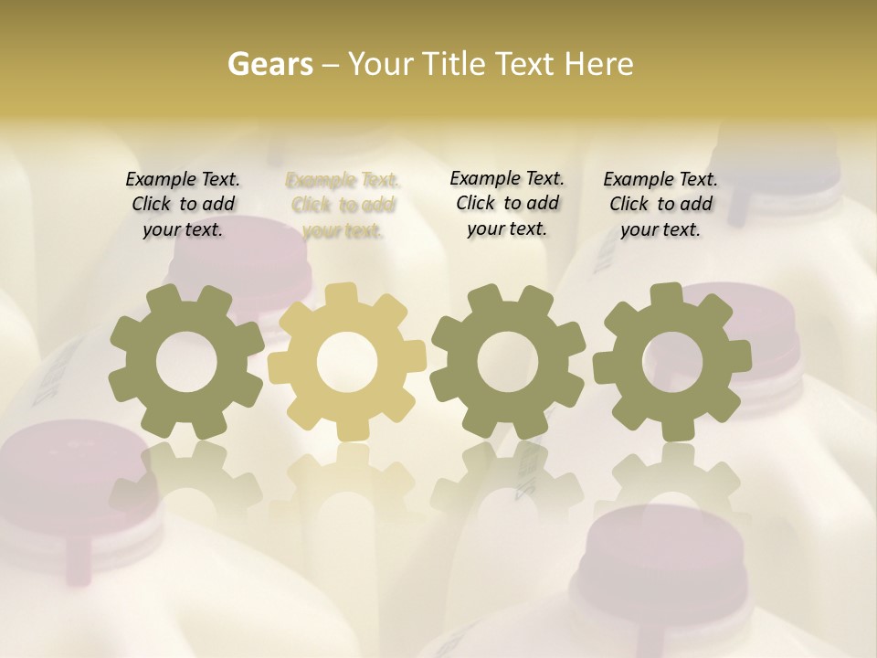 Milk Jugs PowerPoint Template