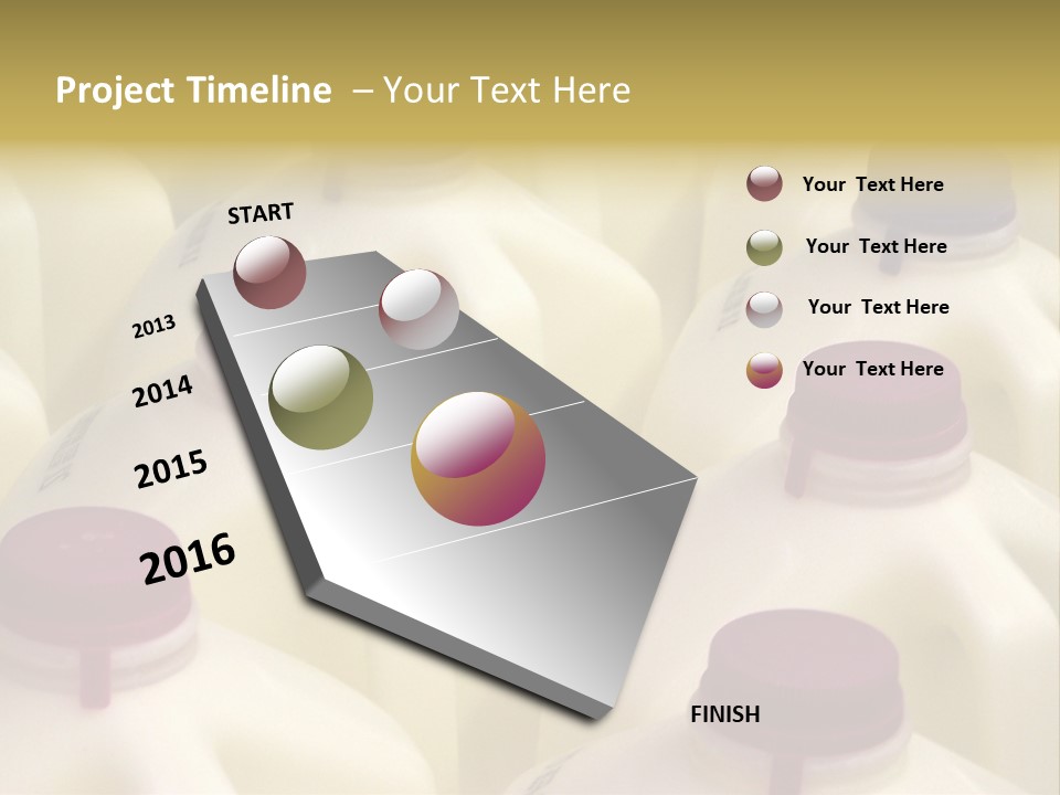 Milk Jugs PowerPoint Template