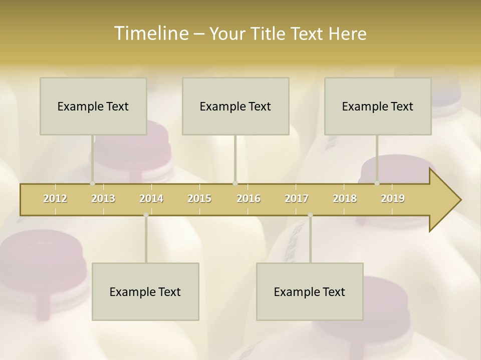 Milk Jugs PowerPoint Template