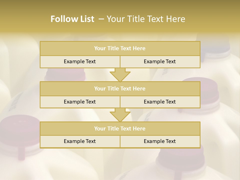 Milk Jugs PowerPoint Template