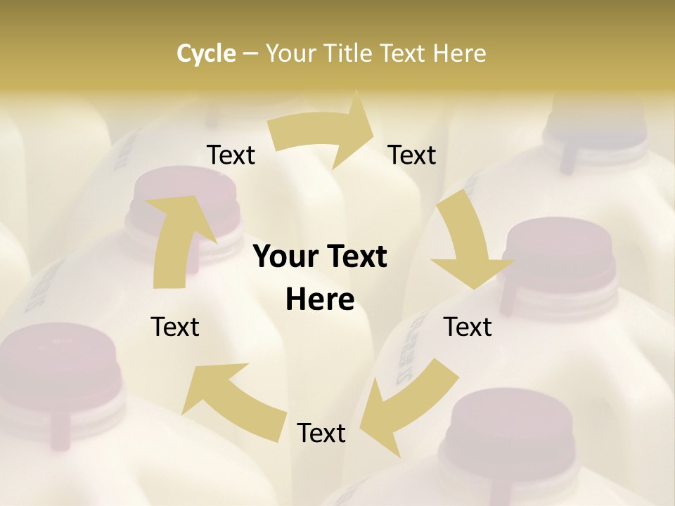 Milk Jugs PowerPoint Template