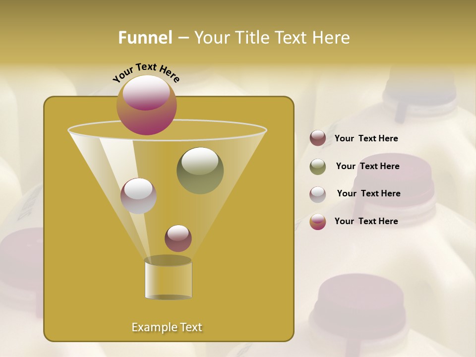 Milk Jugs PowerPoint Template