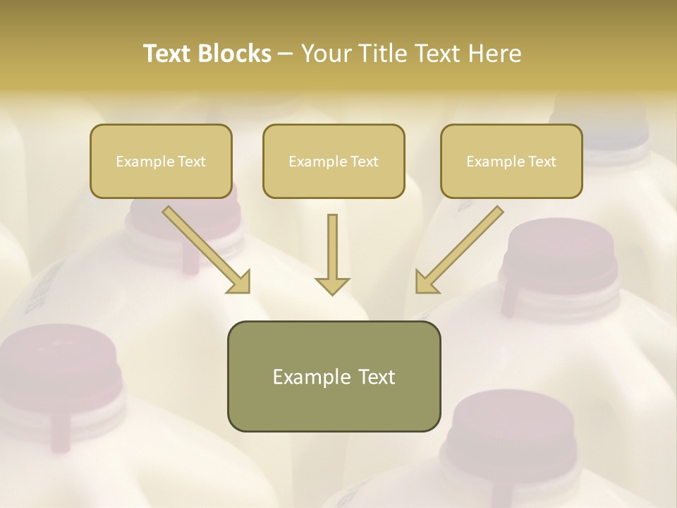 Milk Jugs PowerPoint Template
