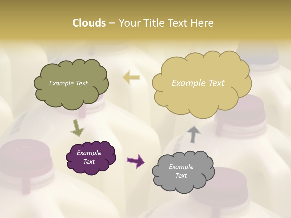 Milk Jugs PowerPoint Template