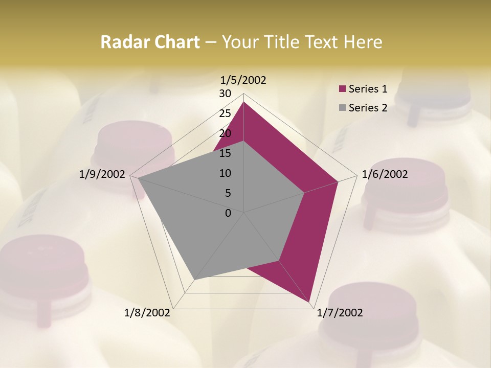 Milk Jugs PowerPoint Template