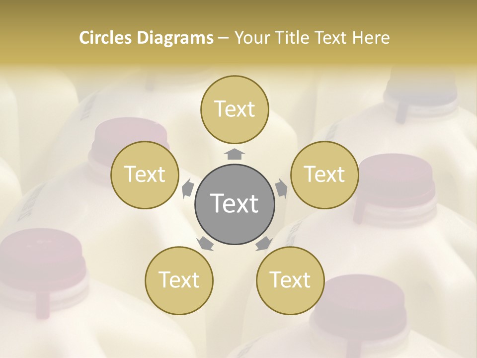 Milk Jugs PowerPoint Template