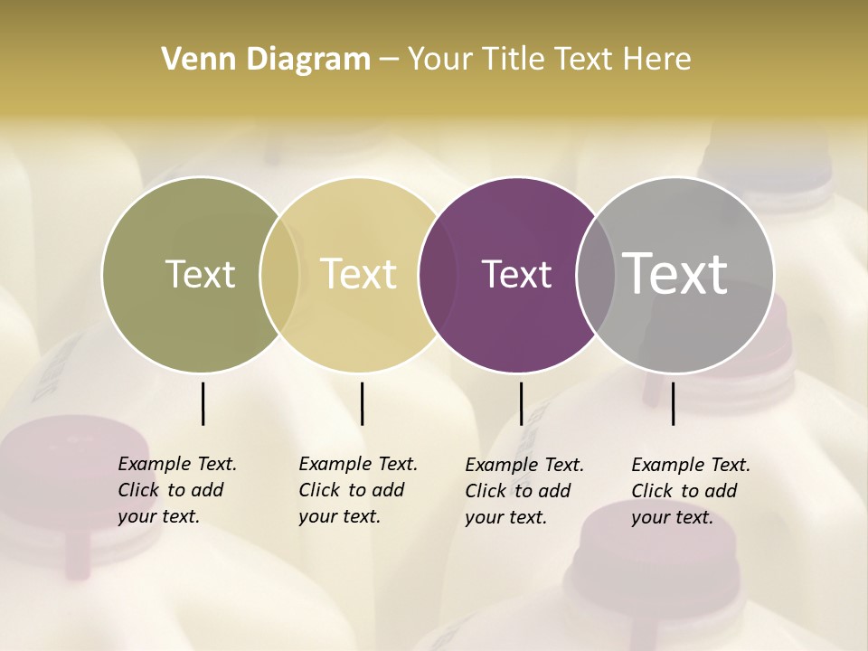 Milk Jugs PowerPoint Template