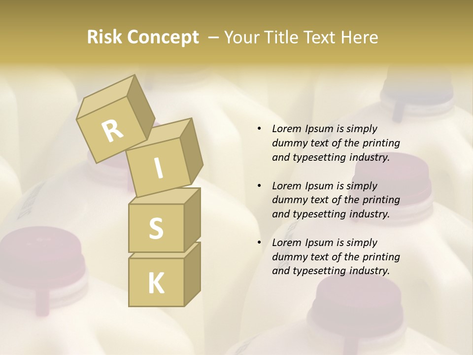 Milk Jugs PowerPoint Template