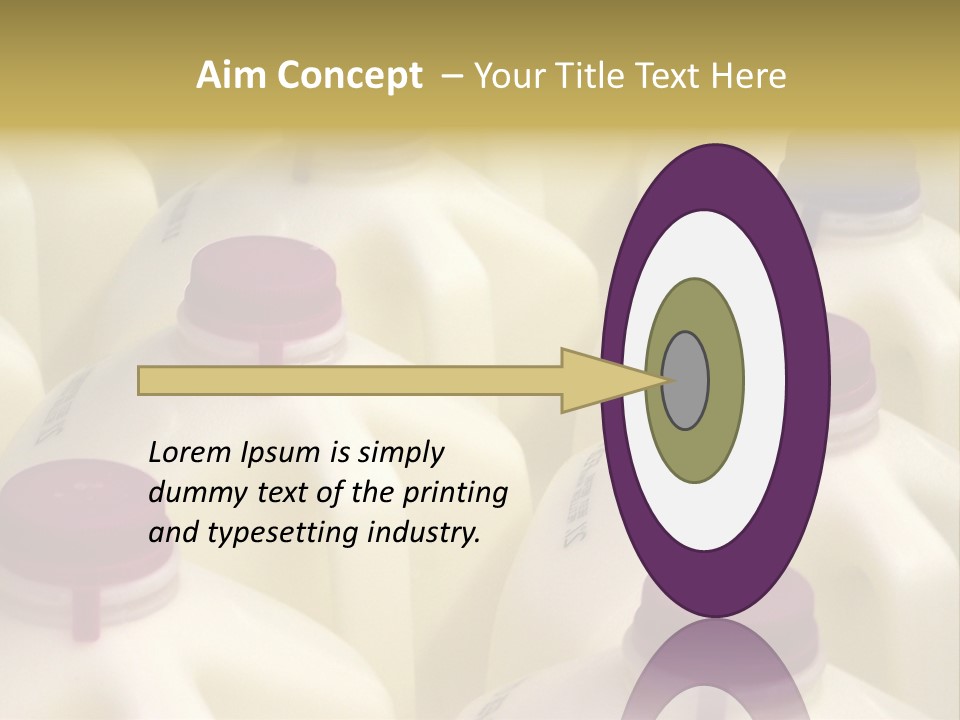 Milk Jugs PowerPoint Template