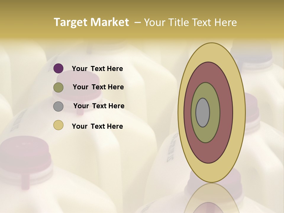 Milk Jugs PowerPoint Template