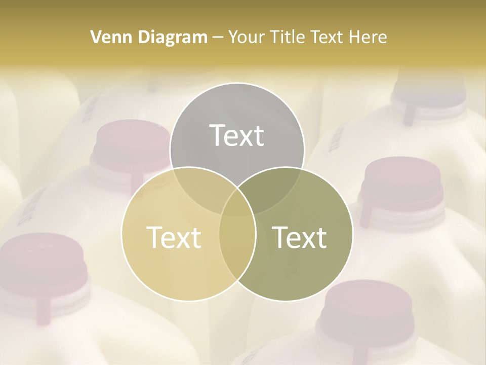 Milk Jugs PowerPoint Template