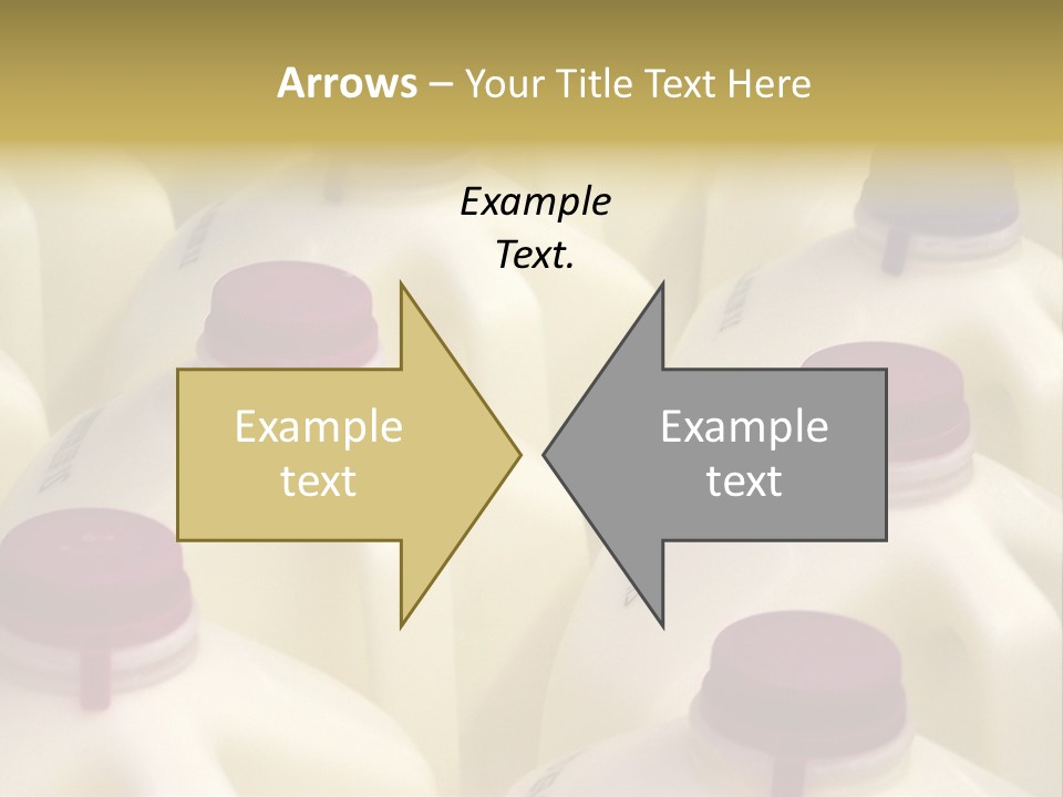 Milk Jugs PowerPoint Template