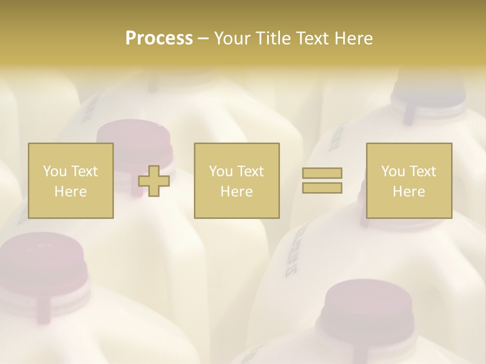 Milk Jugs PowerPoint Template