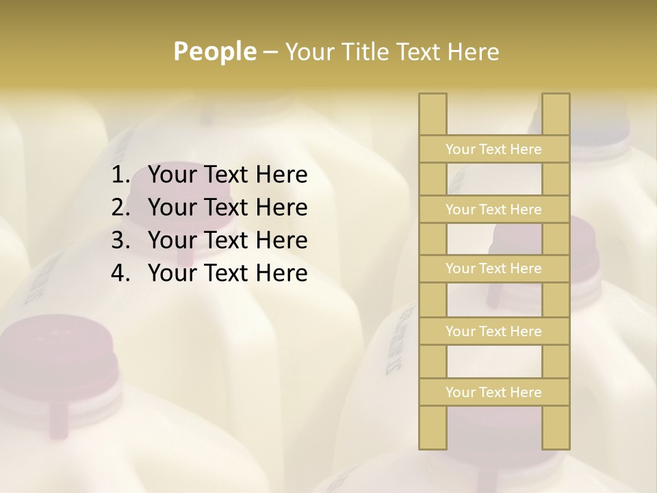 Milk Jugs PowerPoint Template
