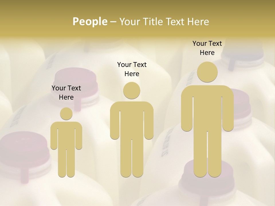 Milk Jugs PowerPoint Template