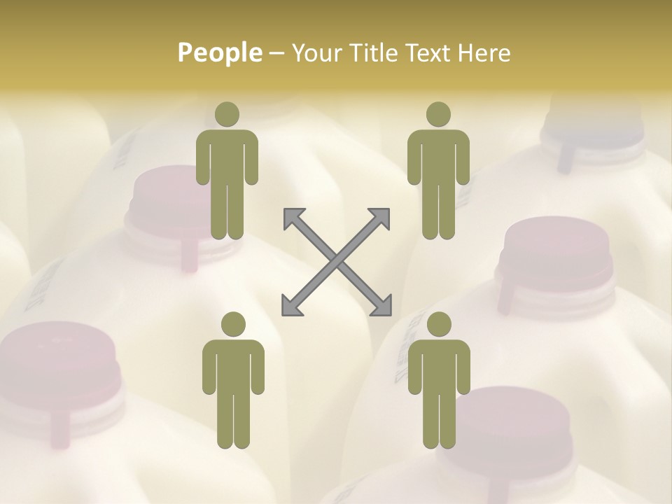 Milk Jugs PowerPoint Template
