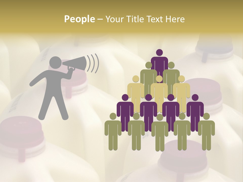 Milk Jugs PowerPoint Template