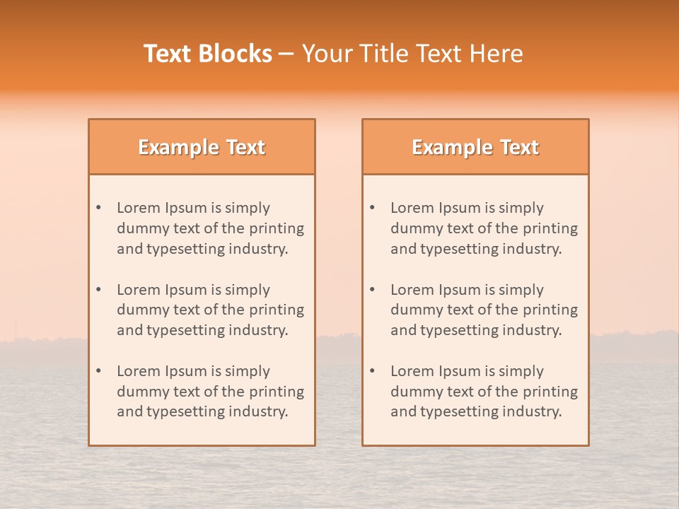 Sunset Sail On Charleston Harbor. PowerPoint Template