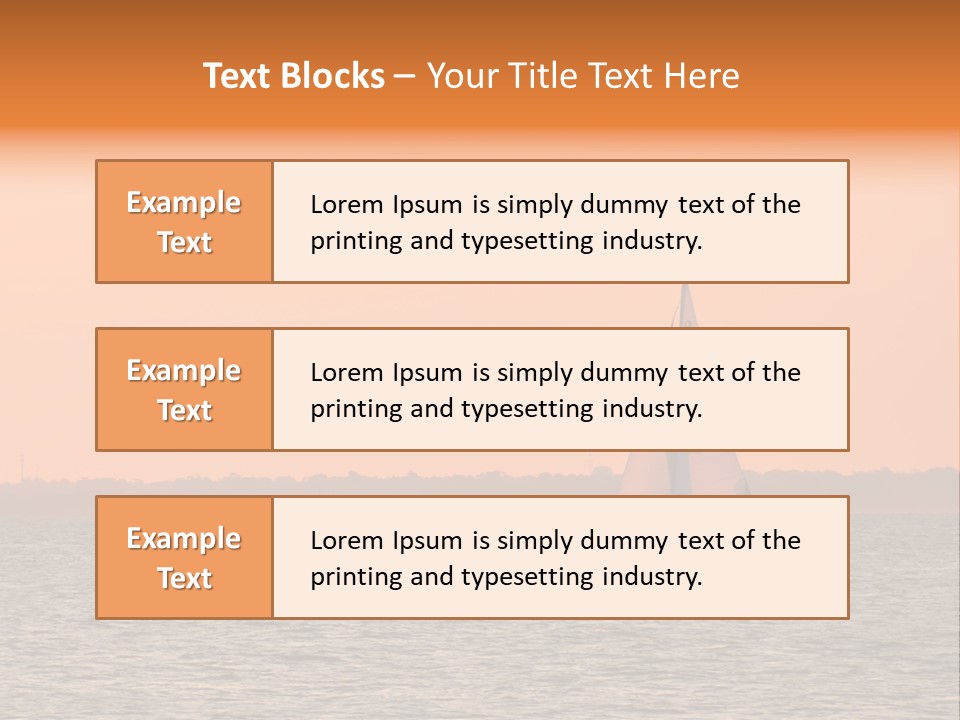 Sunset Sail On Charleston Harbor. PowerPoint Template