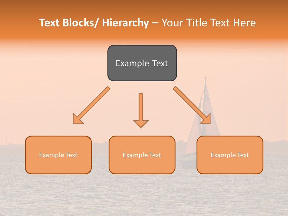 Sunset Sail On Charleston Harbor. PowerPoint Template
