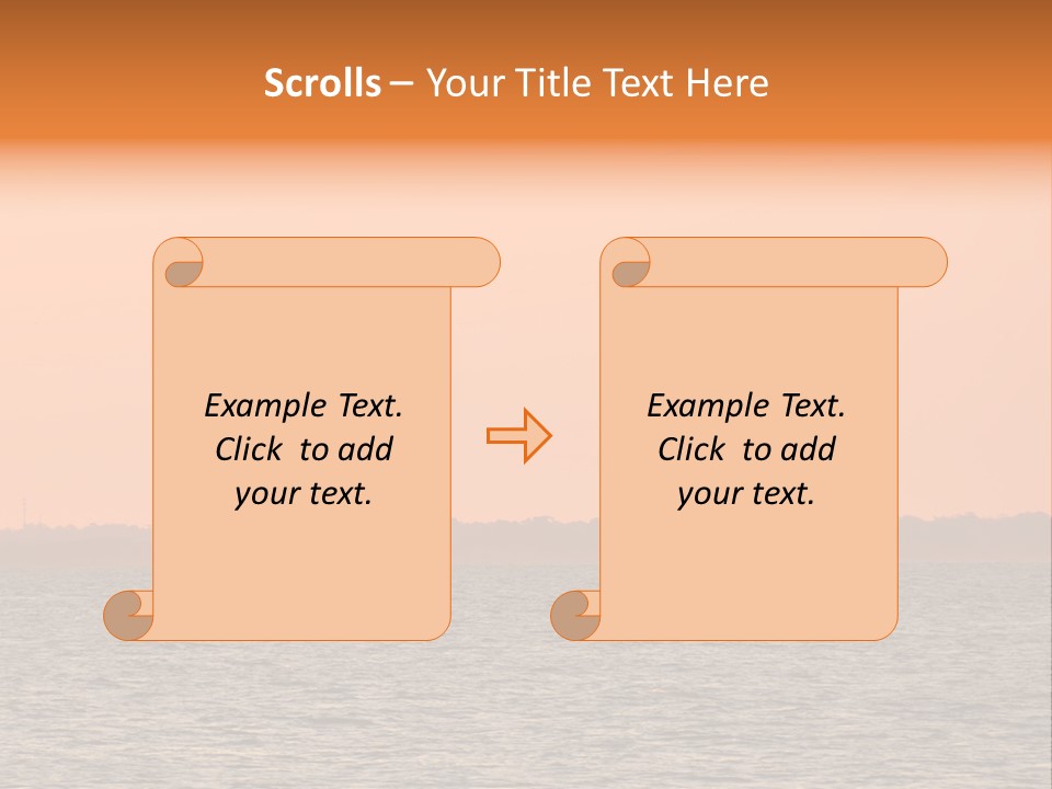 Sunset Sail On Charleston Harbor. PowerPoint Template