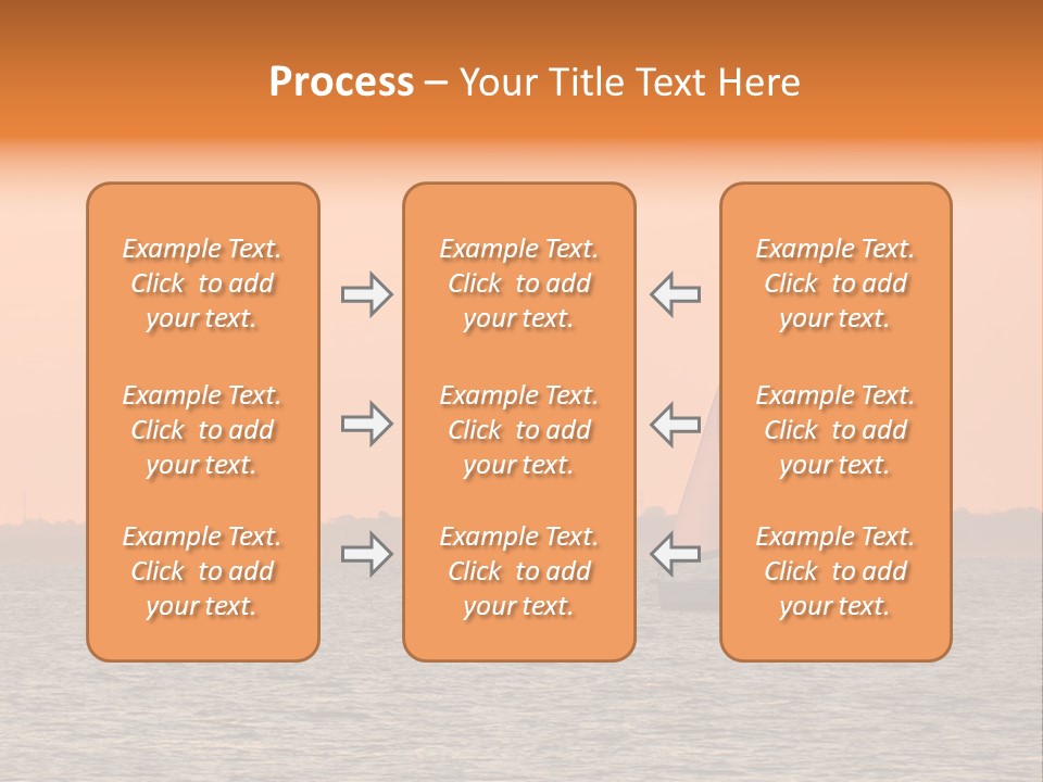 Sunset Sail On Charleston Harbor. PowerPoint Template