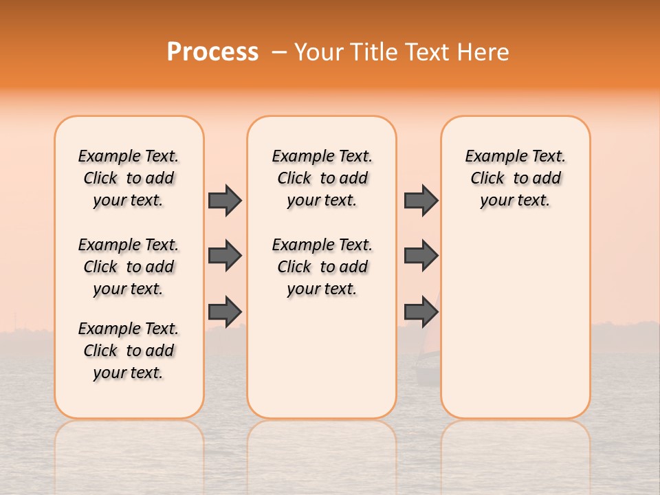 Sunset Sail On Charleston Harbor. PowerPoint Template