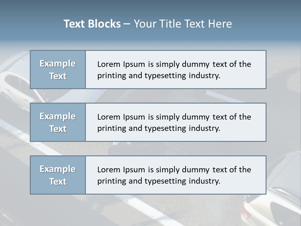 A Small Shunt On The Freeway (Motorway, Autoroute, Autobahn) A Few Seconds After It Happened. Smoke Is Coming From Under The Bonnet Of The Black Car. Motion Blur On The Passenger Fleeing In Panic. PowerPoint Template