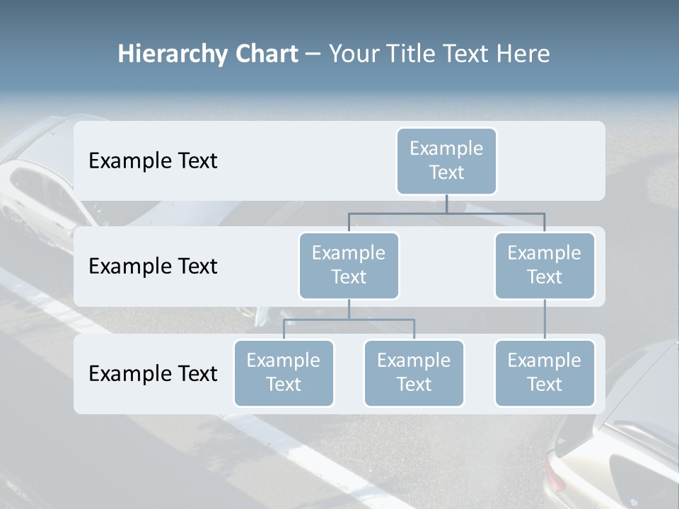 A Small Shunt On The Freeway (Motorway, Autoroute, Autobahn) A Few Seconds After It Happened. Smoke Is Coming From Under The Bonnet Of The Black Car. Motion Blur On The Passenger Fleeing In Panic. PowerPoint Template