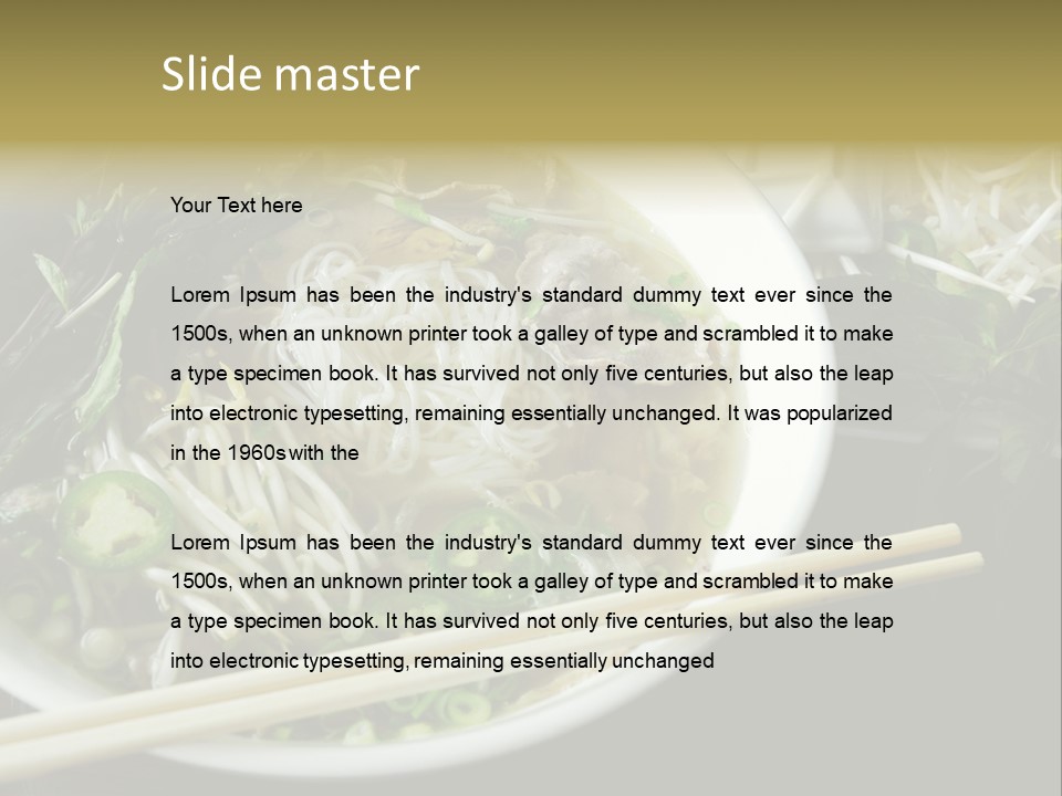 Noodles PowerPoint Template