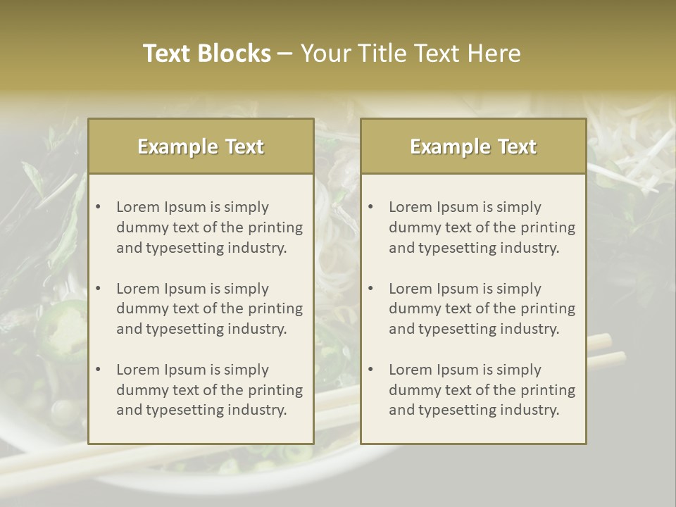 Noodles PowerPoint Template