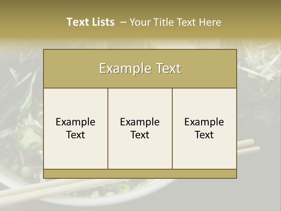 Noodles PowerPoint Template