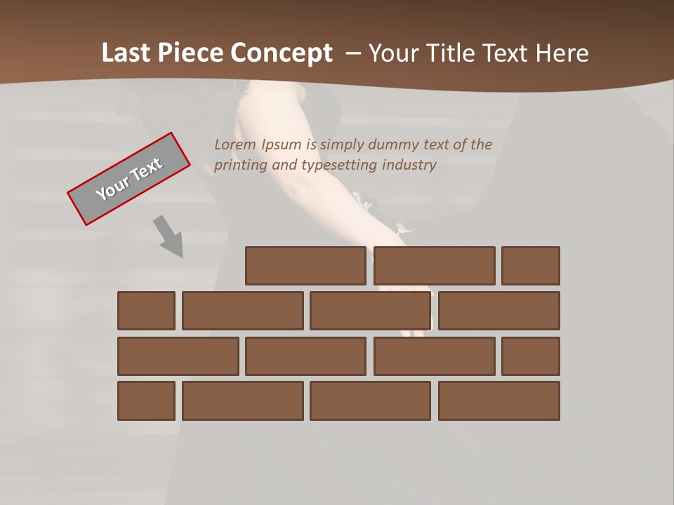 Boy Playing Catch With His Shadow Near The Wall. Lisbon, Portugal PowerPoint Template