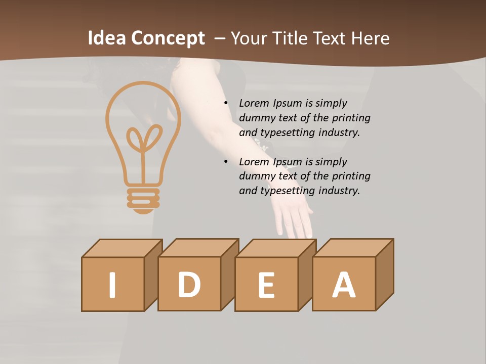 Boy Playing Catch With His Shadow Near The Wall. Lisbon, Portugal PowerPoint Template