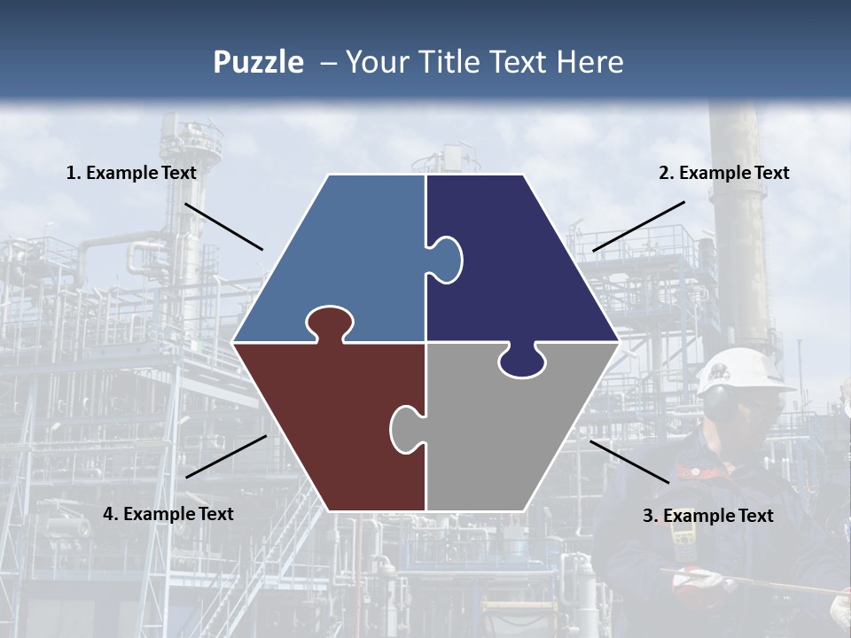 Forklift Isolated PowerPoint Template