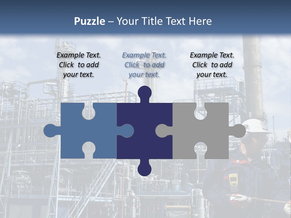 Forklift Isolated PowerPoint Template