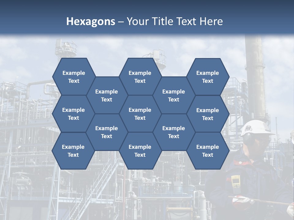 Forklift Isolated PowerPoint Template