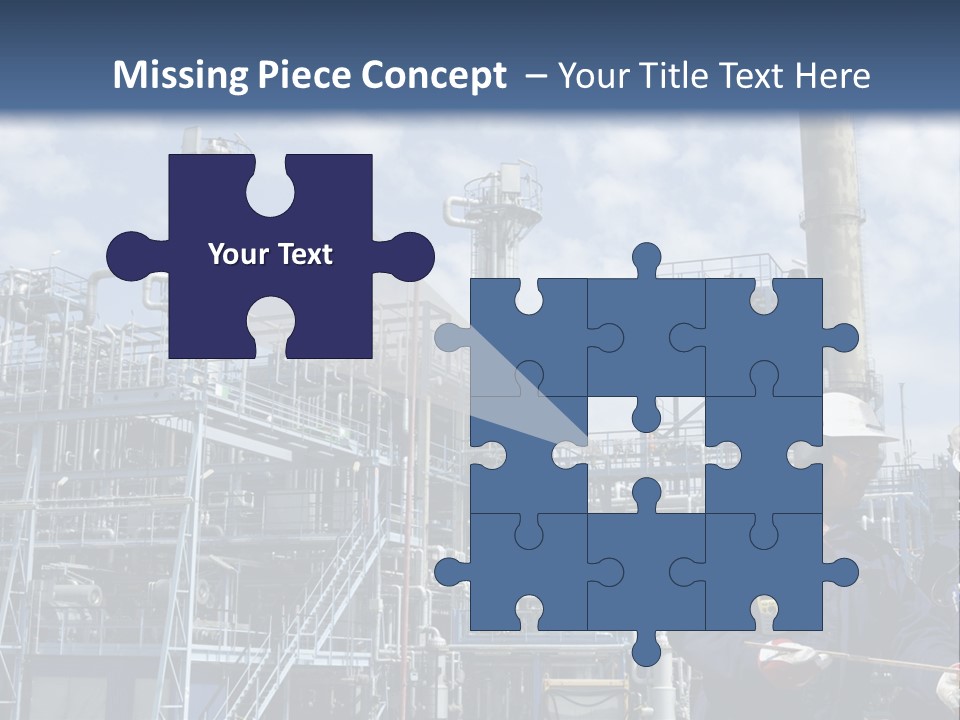 Forklift Isolated PowerPoint Template